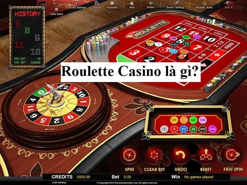 Roulette Casino là gì? 